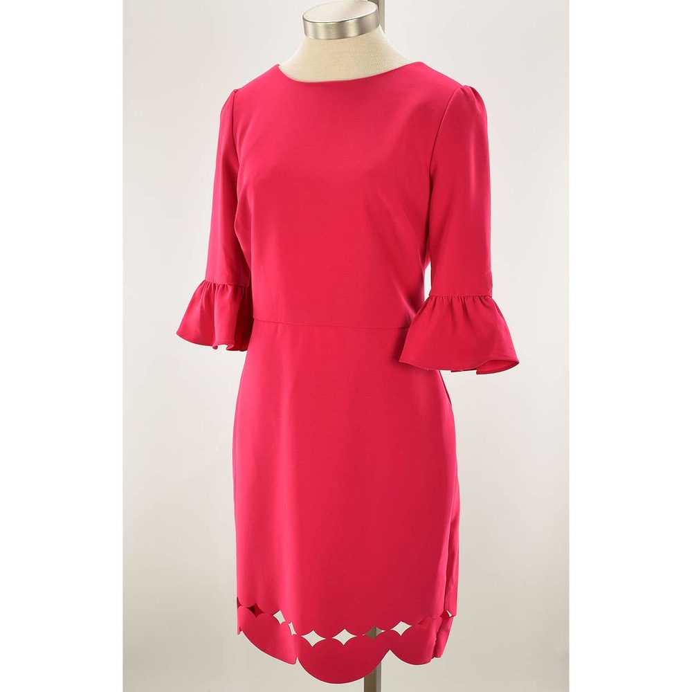 ADELYN RAE Fuschia BLAIR Cutout Hem Dress LARGE